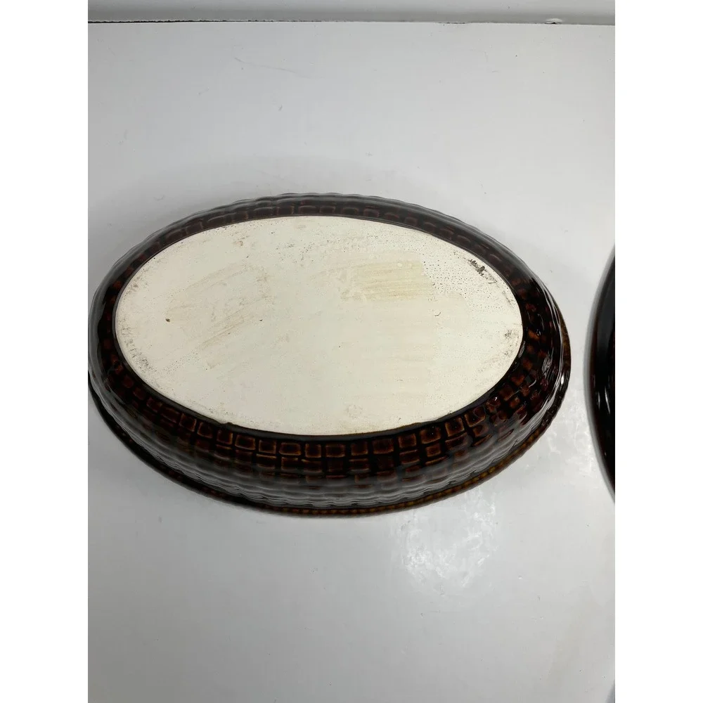 Vintage ceramic chicken on the nest‎  baking dish chicken on the nest casserole